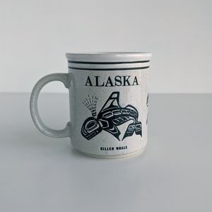 Alaska Tribal Mug Whale Raven Eagle NA Inuit Cup